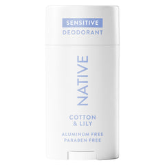 Native Sensitive Déodorant en flacon : protection 72h sans aluminium.