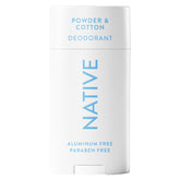 Native déodorant sans aluminium, bouteille, protection des odeurs jusqu'à 72 heures.