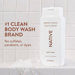 Native Gel Douche: mousse onctueuse, texture luxueuse pour un moment douche apaisant.