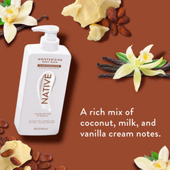 Native Douche sans sulfates et sans parabènes pour une douceur sûre.
