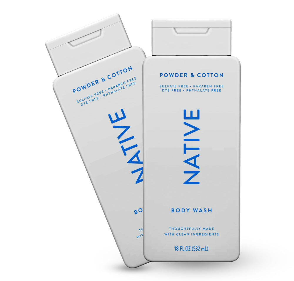 Gel douche Native: bouteille coco pour hydratation douce après la douche