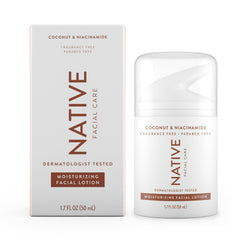 Native Hydratant Quotidien pour le Visage : bouteille en vedette offrant une hydratation légère et durable.