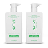 Native nettoyant visage sensible — bouteille pompe, nettoie en douceur et prépare la peau.