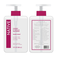 Savon Native Coco et Vanille – bouteille prête à l’usage quotidien.
