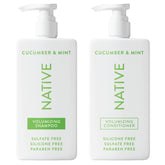Shampooing Native – bouteille volumisant pour cheveux plus épais sans alourdir