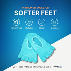 NatraCure gel-intérieur chaussettes-pieds : libération progressive d'huiles botaniques pour hydrater.