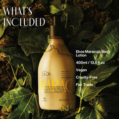 Natura Ekos Lotion au Fruit de la Passion – application mains pour hydratation rapide.
