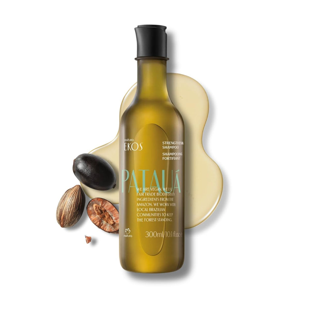 Natura Ekos Patauá Shampooing en bouteille, nettoyage délicat des cheveux et du cuir chevelu.