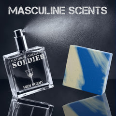 NATURAL AMERICAN SOLDIER – Marine littoral: soin hydratant et parfum masculin subtil.
