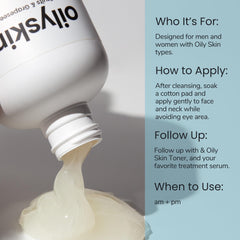 Natural Outcome gel-nettoyant-pore texture non-grasse nettoie sans sensation lourde.