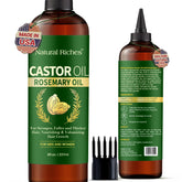 Natural Riches Castor Oil with Rosemary bottle showing premium hair care product