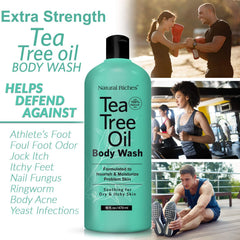 Natural Riches gel douche arbre à thé — aloé vera apaisant après l’effort