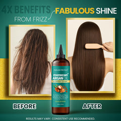 Natural Riches Huile d'Argan facilite le demelage des cheveux.