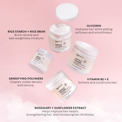 NatureLab.TOKYO Perfect Volume Masque: application facile pour cheveux fins, volume durable.