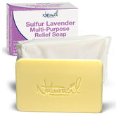 Naturasil Savon au Soufre Lavande – barre proche pour soin visage et corps