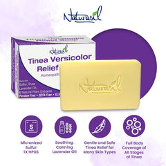 Naturasil Tinea Versicolor Savon barres – application simple et mousse douce.