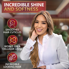 Naturavis cheveux apres-lavage brillance: cheveux plus brillants et souples après utilisation.