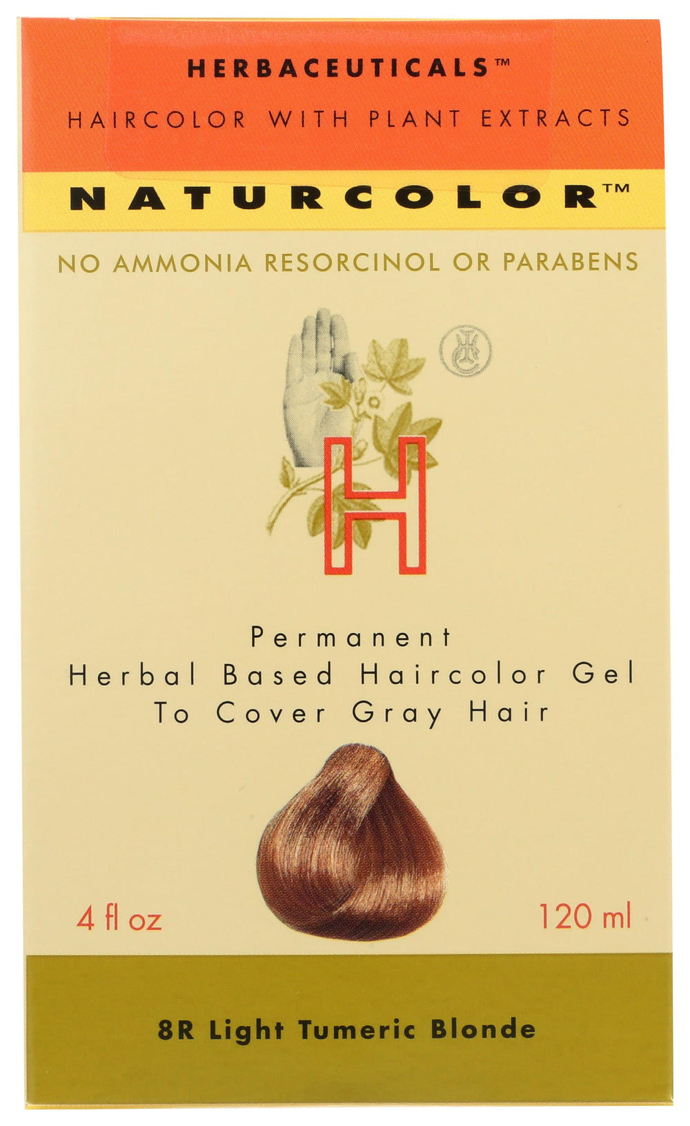 Naturcolor – bouteille de coloration cheveux blond curcuma clair pour une teinte naturelle.