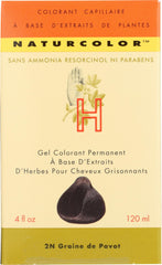 Naturcolor coloration cheveux – Préparation simple avec graines de pavot.