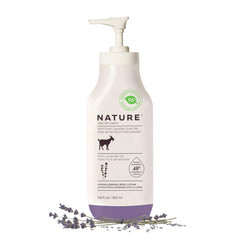 Nature by Canus — bouteille de lait chèvre lavande pour une hydratation douce et quotidienne.