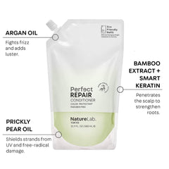 NatureLab.TOKYO Perfect Repair Conditioner – extrait de bambou pour renforcer les racines et les longueurs.