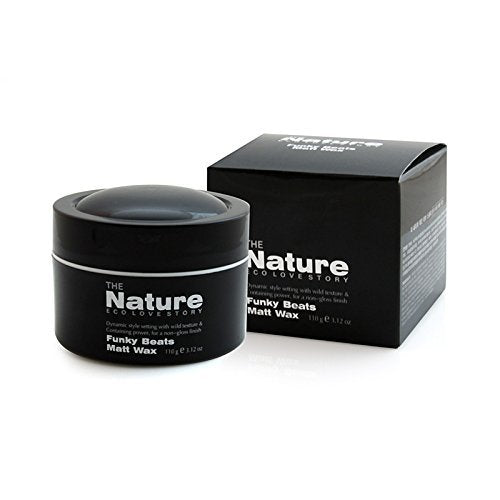Nature Funky Beats wax packaging with premium matte finish for short hair
