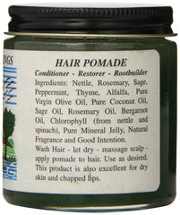 Nature's Blessings pommade cheveux avant-après pour une définition discrète et brillance légère.