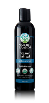 Gel capillaire Herbal Choice Nature's Brands en flacon de 8 oz, tenue durable sans lourdeur.