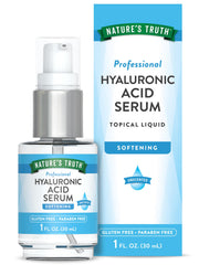 Sérum Hyaluronique Nature's Truth dans sa bouteille de 30 ml prête à hydrater.