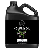 Naturevibe Botanicals huile de consoude bouteille 946ml — hydratation douce peau et cheveux.