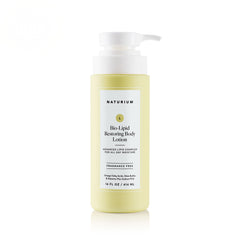 Naturium Bio-Lipid Restoring Lotion — bouteille montrant une hydratation durable pour le corps