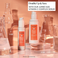 Naturium Sérum vitamine C complexe avec pipette pour une application précise.