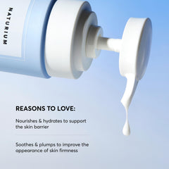 Naturium Urea 5% Serum Corps — texture laiteuse idéale pour une absorption rapide et douce.