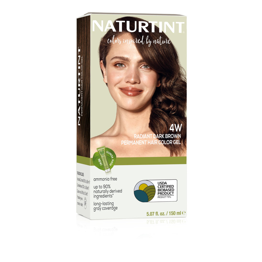 Naturtint 4W Brun eclatant bouteille: couleur naturelle prête à appliquer pour un look durable