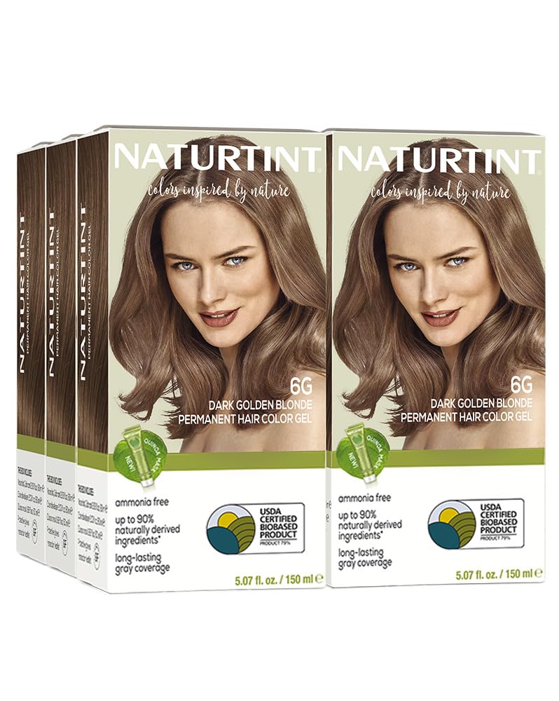 Naturtint 6G blond doré foncé emballage, couleur naturelle prête à l’emploi