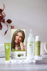 Naturtint 7A, résultat couleur durable pour cheveux visiblement sains.