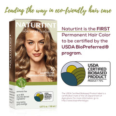 Naturtint 7G Blond Doré – outil et texture facilitant l’usage à domicile
