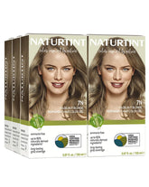 Naturtint 7N Hazelnut Blonde – bouteille pratique pour une couleur durable et sans ammoniaque.
