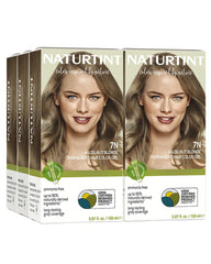Naturtint 7N Hazelnut Blonde – bouteille pratique pour une couleur durable et sans ammoniaque.