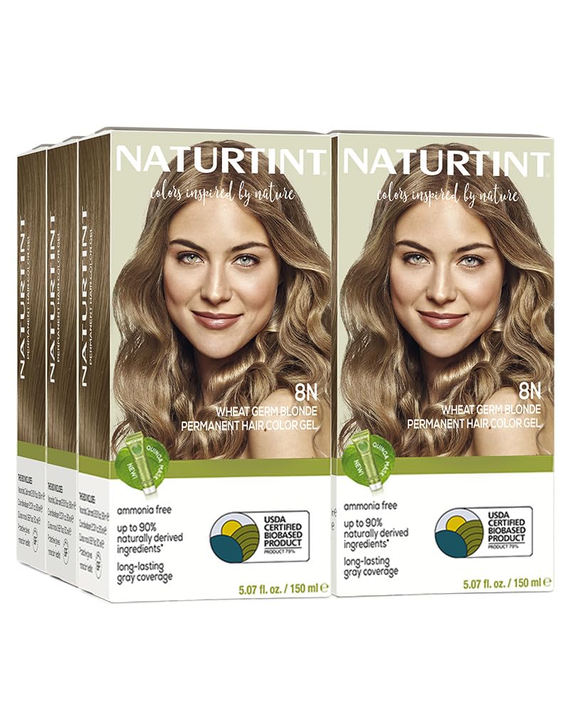 Naturtint 8N germe de ble blonde en bouteille — couleur naturelle et durable.