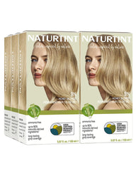 Naturtint 9N miel blond – bouteille affichant la couleur naturelle prête à l’emploi