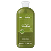 Naturtint Color Care Shampoo bottle pour shows color-safe cleansing for color-treated hair.