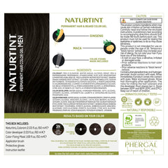 Naturtint 3N brun châtaigne – barbe et moustache avec couverture homogène
