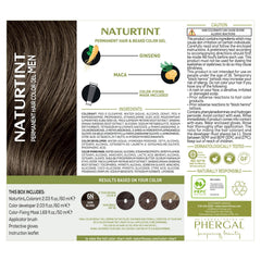 Naturtint coloration hommes 6N — Ingrédients naturels soutenant la vitalité capillaire.