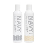 NAVY Hair Care - bouteille de shampooing, apporte volume et énergie aux cheveux.