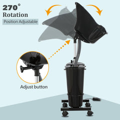 Nazalus lavabo-pp-thermique-hauteur-ajustable, ajuste facilement l'angle et la hauteur.