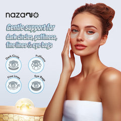 NAZANO patchs sous les yeux – vue des ingrédients, collagène hydrolysé pour hydratation efficace