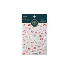NBNTGH Stickers Ongles Rose Coeur, idéal pour personnaliser vos ongles facilement.