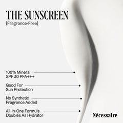 Nécessaire: acide hyaluronique et niacinamide hydratants pour la peau.