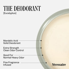 Déodorant sans aluminium Nécessaire, protection longue durée et douceur.